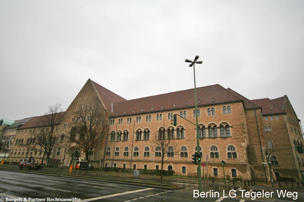 Berlin Landgericht Tegeler Weg